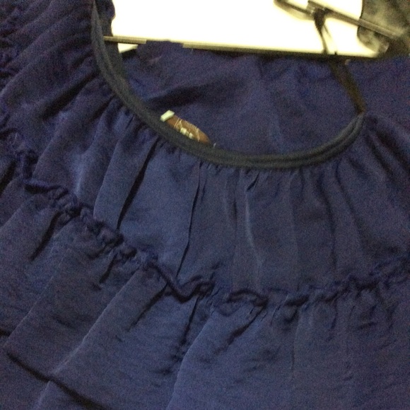 Ruffled One Shoulder Top - Picture 4 of 5